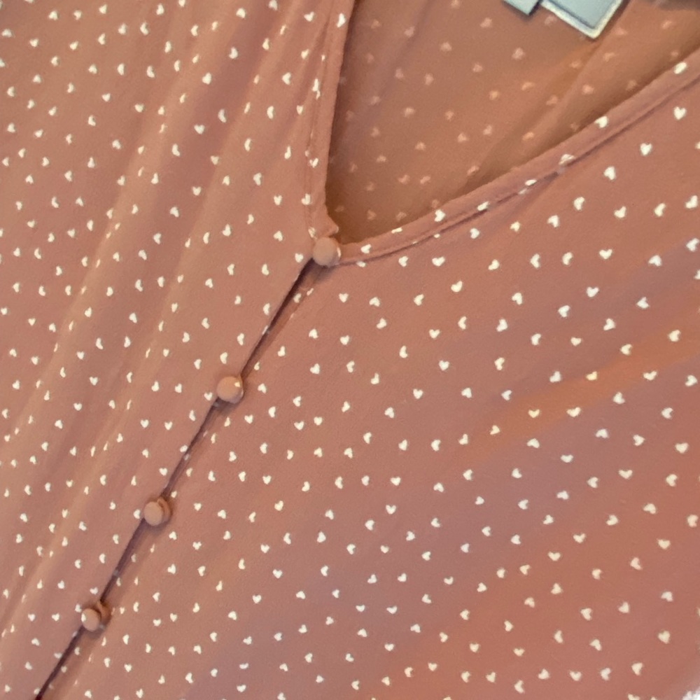 Rails Pink Heart Top - image 4